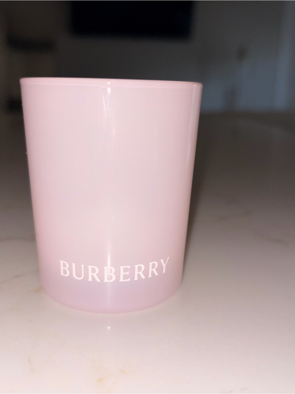 Burberry Pink Glass Cup